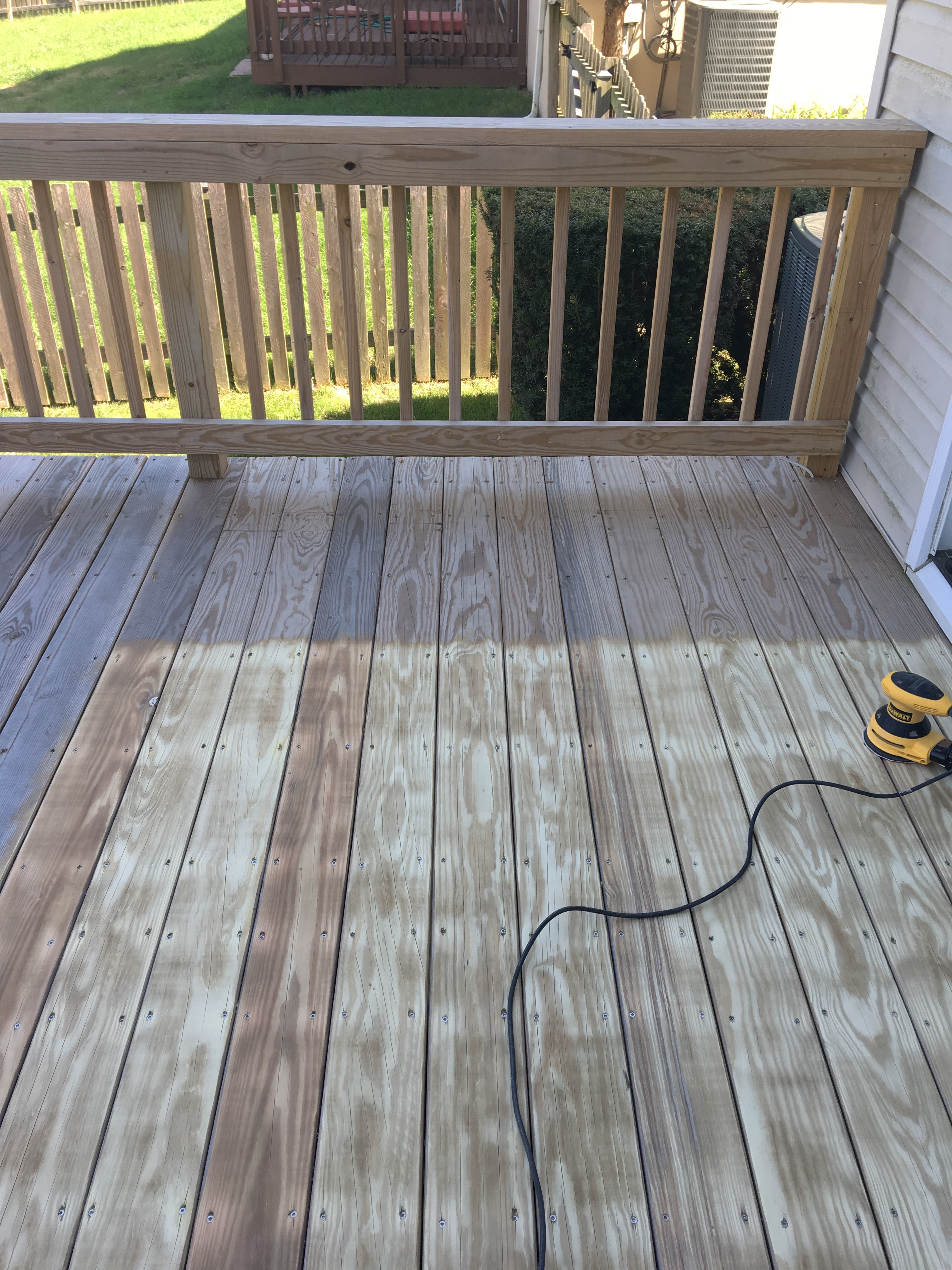 1 Year Old Deck Prep For Stain Deck Cleaning Questions And Answers throughout measurements 3024 X 4032