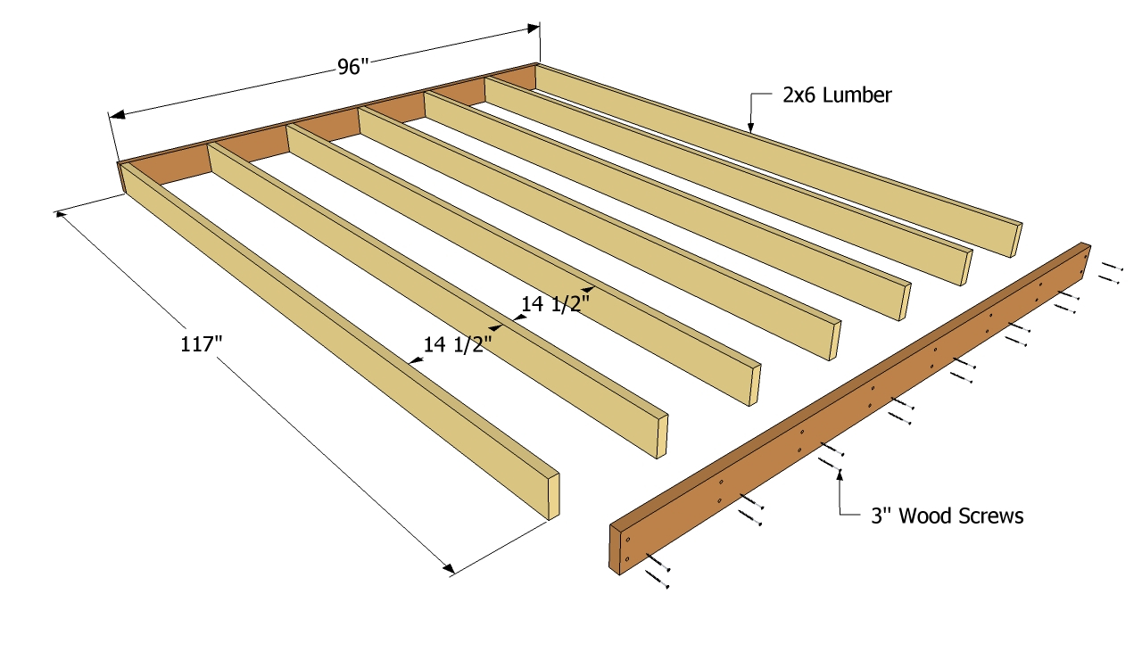 10 10 Deck Plans Shed Building 7 Capable A Floor Markthedev inside proportions 1280 X 731