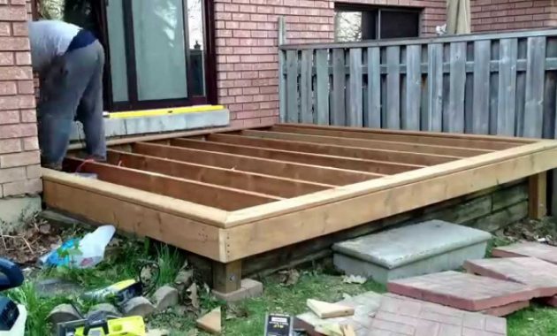10 10 Diy Deck Build Timelapse Of My Son And I Building A Deck throughout proportions 1280 X 720