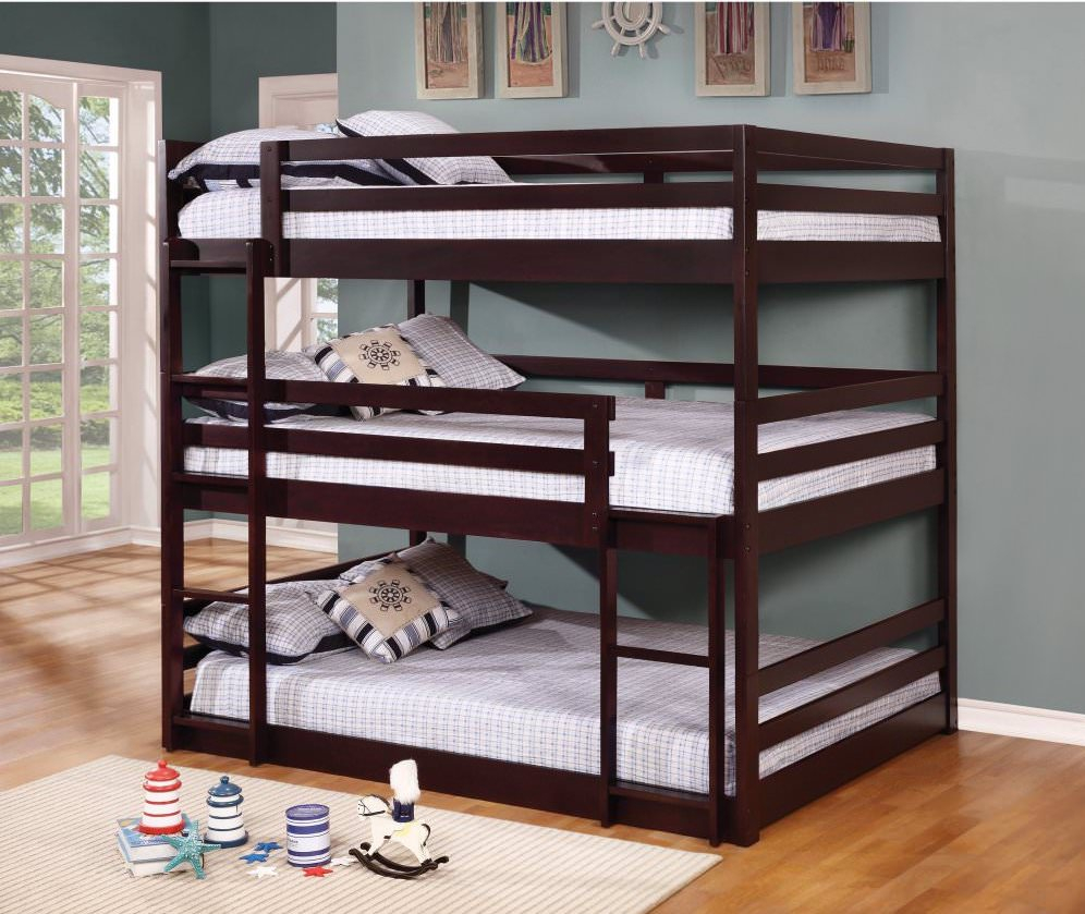 10 Types Of Triple Bunk Beds Plus 25 Top Picks 2018 throughout size 996 X 839