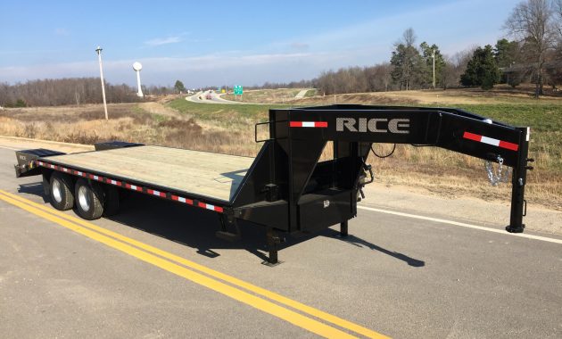 20k Deckover Gooseneck Bumper Pull Made In Usa Rice Trailers in size 3264 X 2448