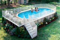 22 Amazing And Unique Above Ground Pool Ideas With Decks Ground with measurements 1208 X 921