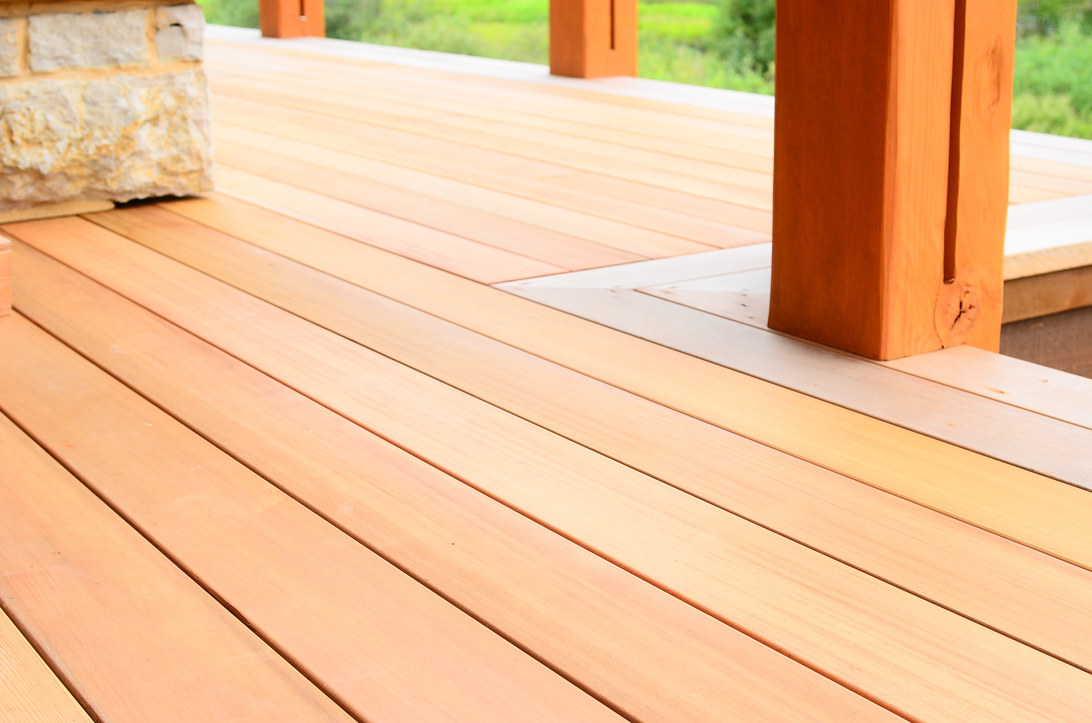 2x6 Clear Cedar Decking Decks in size 3696 X 2448