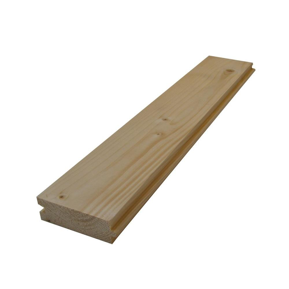 54 In X 4 In X 10 Ft Tongue And Groove Pine Decking Board 113938 throughout proportions 1000 X 1000