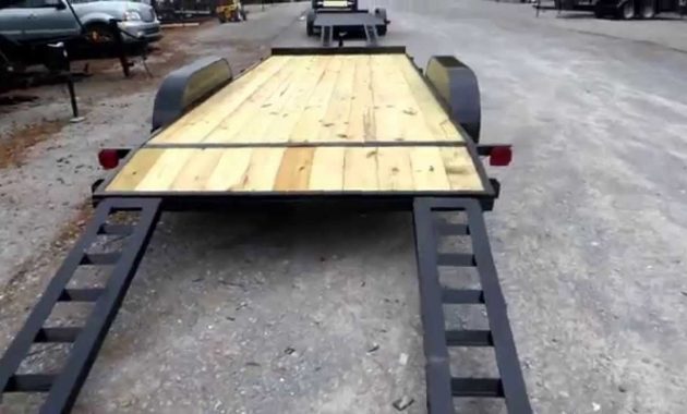 64x18 Utility Flatbed Trailer Pressure Treated Wood Bed With Two inside sizing 1280 X 720