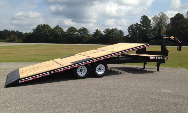 7 Ton Gooseneck Deckover Partial Tilt Trailer Econoline inside measurements 1280 X 960