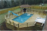 Above Ground Pool And Deck Packages Posted In Portable Pool Deck with regard to measurements 1192 X 790