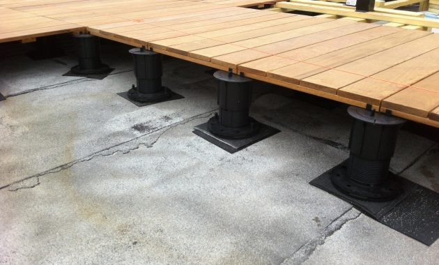 Adjustable Pedestal Decking Systems All Decked Out 20 Year Asphalt with regard to dimensions 1900 X 1419
