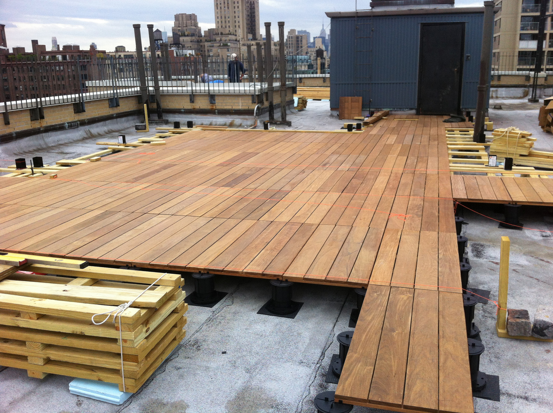 Adjustable Pedestal Decking Systems All Decked Out for dimensions 1900 X 1419