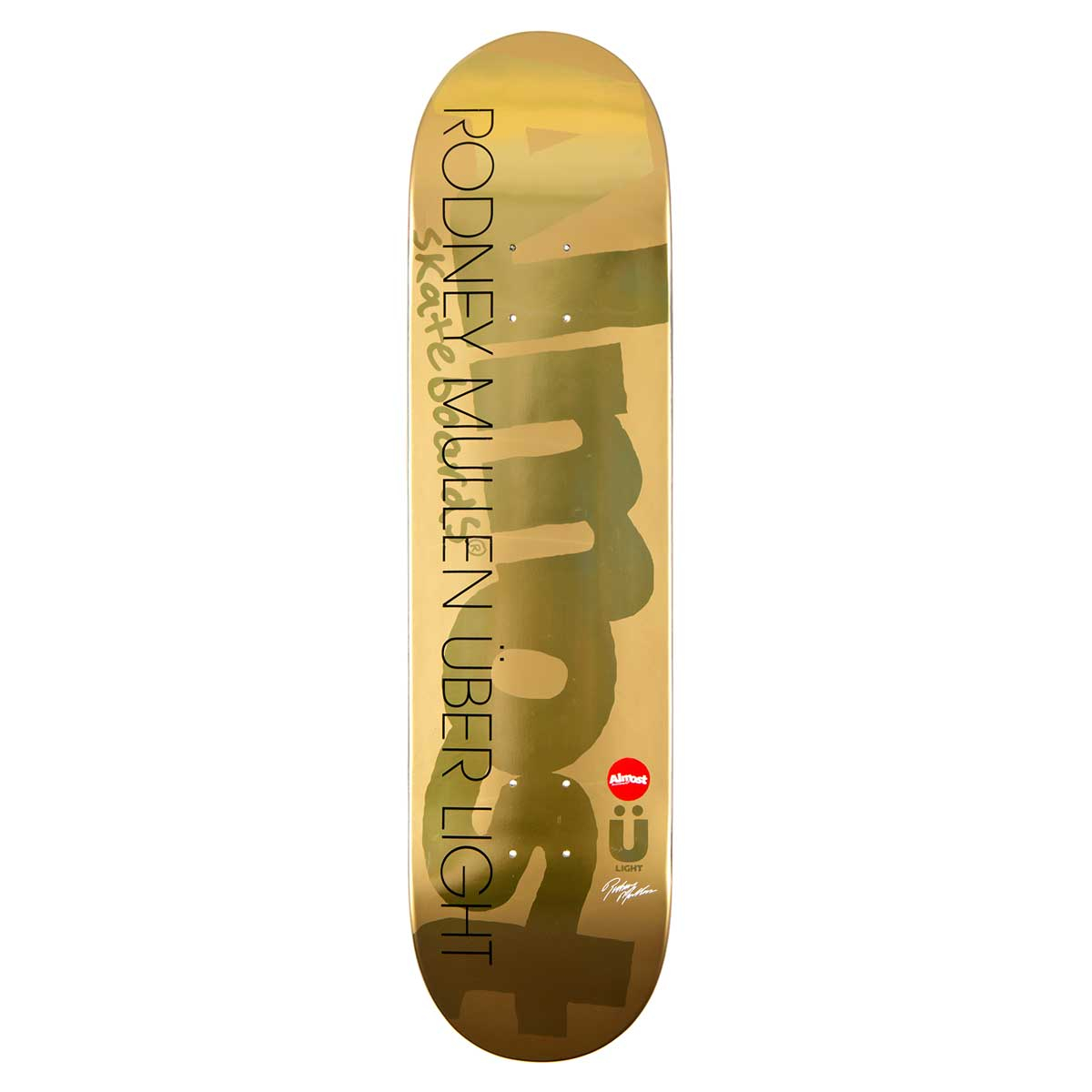 Almost Mullen Uber Gold Ops Skateboard Deck 80 English intended for measurements 1200 X 1200