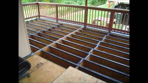 Applying The Vycor Plus Flexible Flashing To The Deck Joists And in size 1920 X 1080