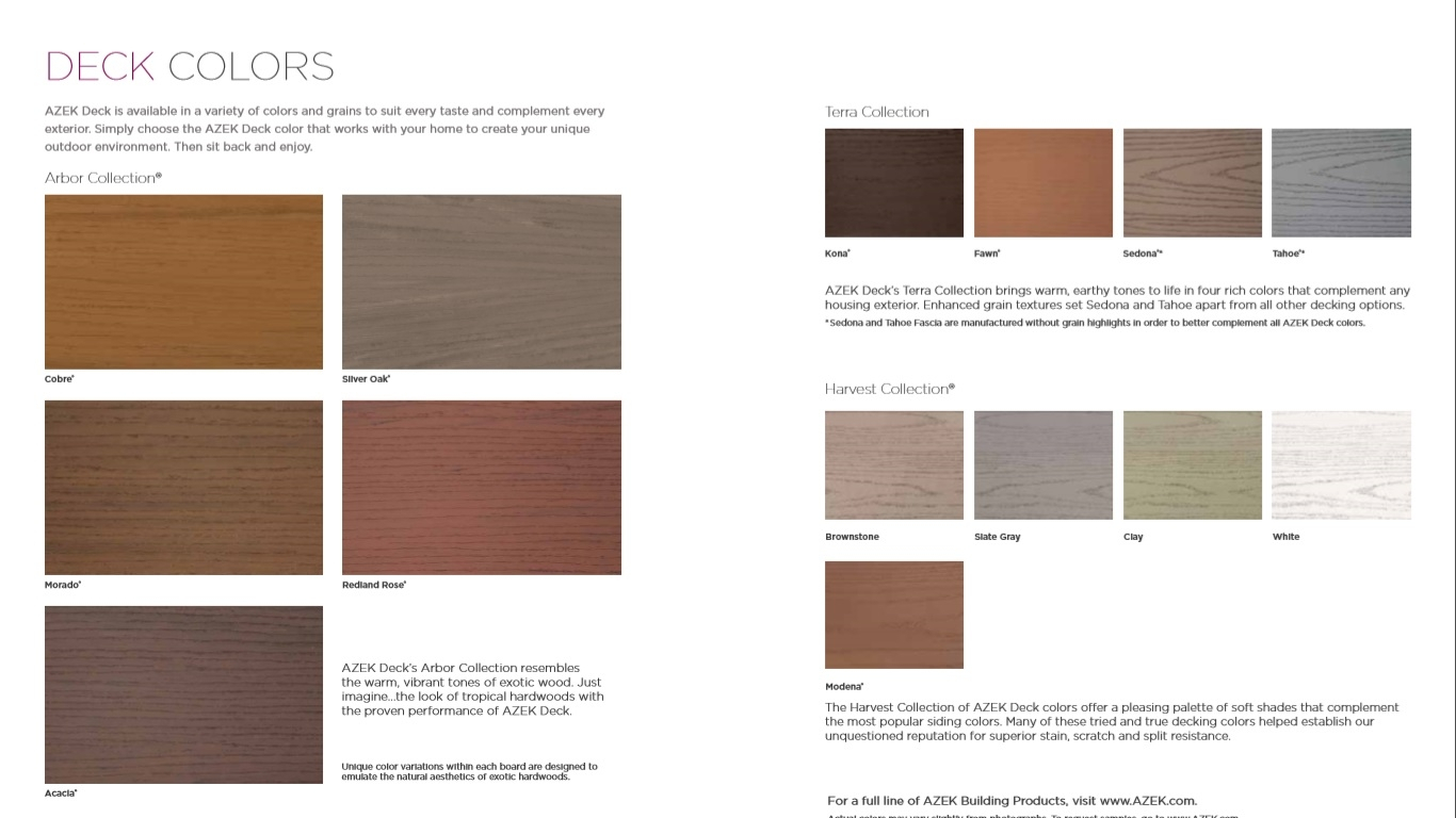 Azek Porch Floor Colors in dimensions 1366 X 768