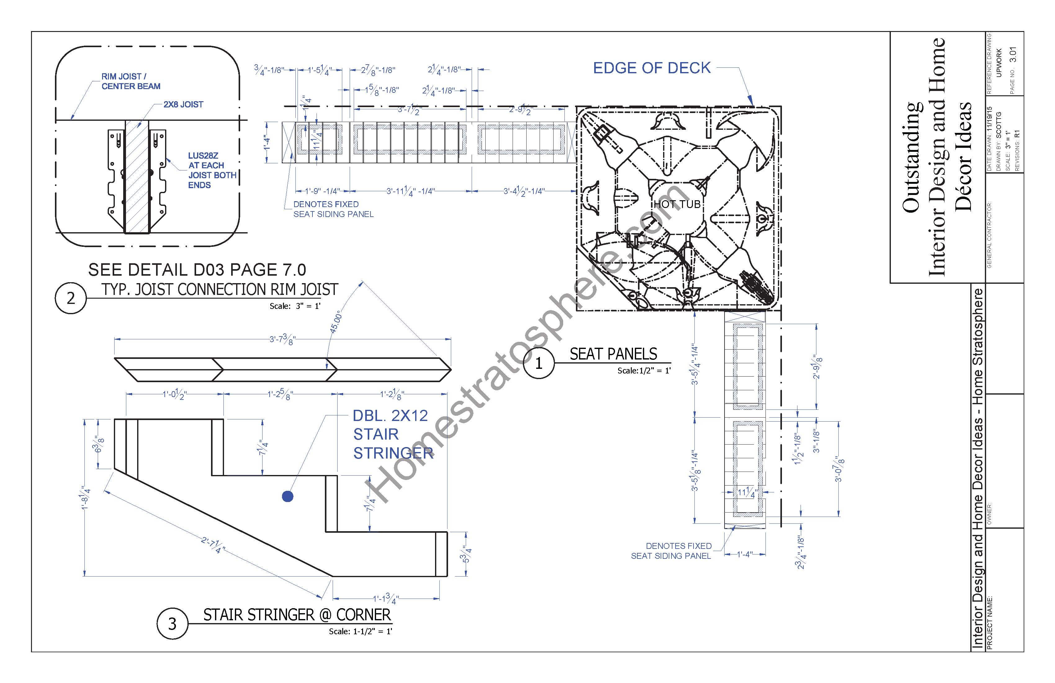 Ba Nursery Deck Design Plans Back Deck Design Plans Pool Deck regarding sizing 3400 X 2200