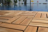 Baredecor Ez Floor 12 X 12 Teak Wood Snap In Deck Edge Trim In inside measurements 4071 X 4071