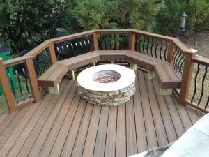 Beautiful Fire Pits For Wooden Decks New Fire Pit Built Into Wood with regard to proportions 1632 X 1224