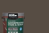 Behr Premium 1 Gal Sc 103 Coffee Solid Color Waterproofing in dimensions 1000 X 1000