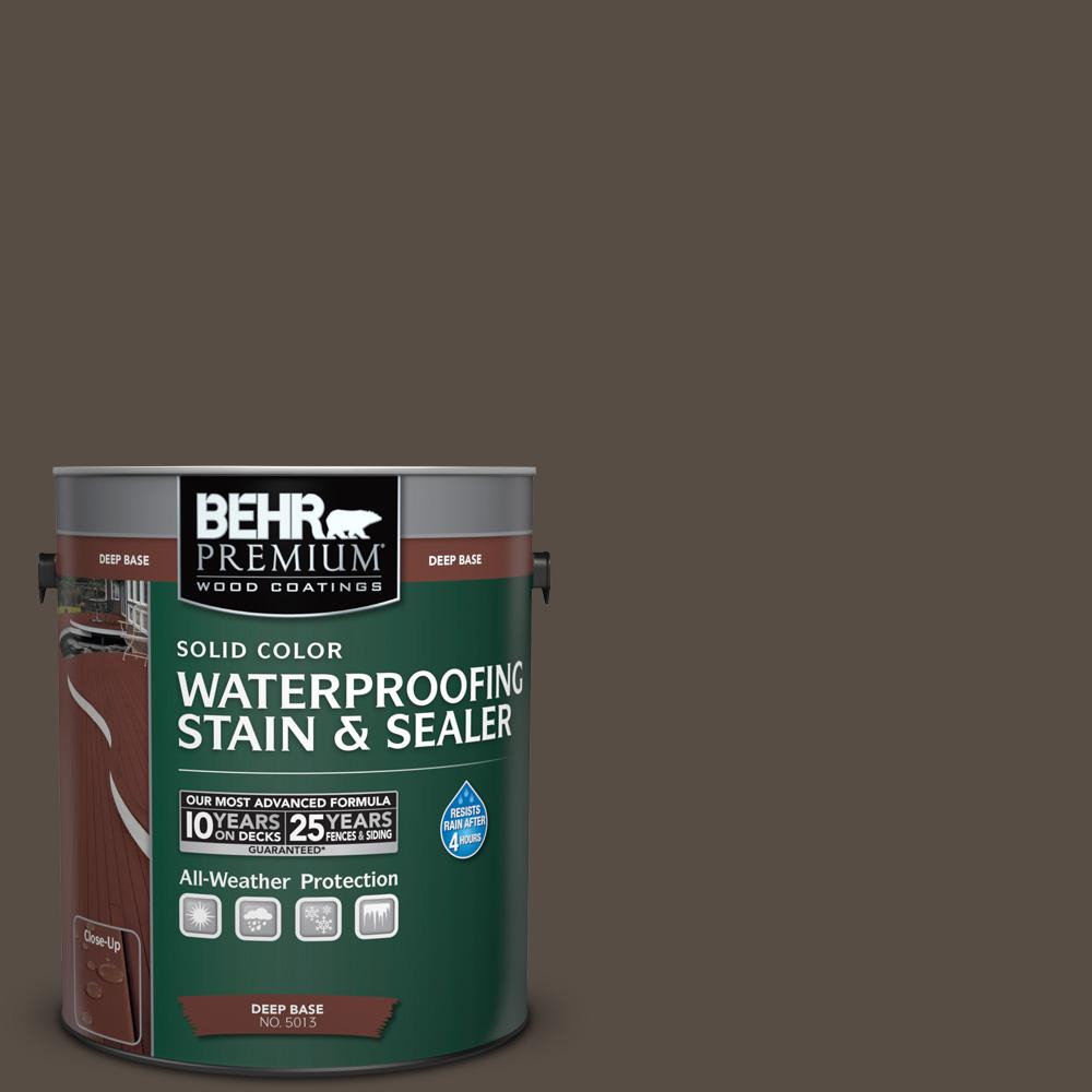 Behr Premium 1 Gal Sc 103 Coffee Solid Color Waterproofing in dimensions 1000 X 1000