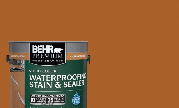 Behr Premium 1 Gal Sc 533 Cedar Naturaltone Solid Color regarding dimensions 1000 X 1000