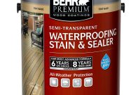 Behr Premium 1 Gal Semi Transparent Waterproofing Exterior Wood in sizing 1000 X 1000