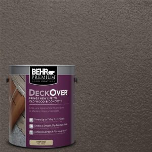Behr Premium Deckover 1 Gal Sc 103 Coffee Solid Color Exterior with regard to sizing 1000 X 1000