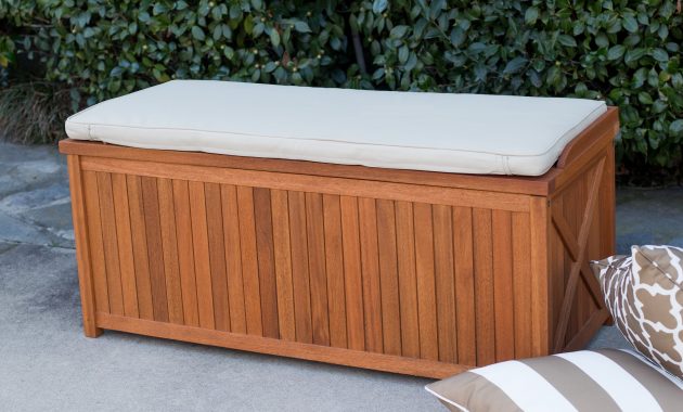 Belham Living Brighton 48 In Outdoor Storage Deck Box With Cushion for measurements 3200 X 3200
