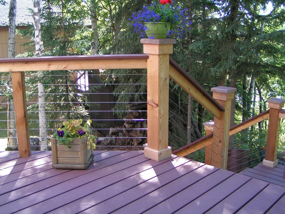 Best Horizontal Deck Railing Designs Kimberly Porch And Garden regarding proportions 1168 X 877