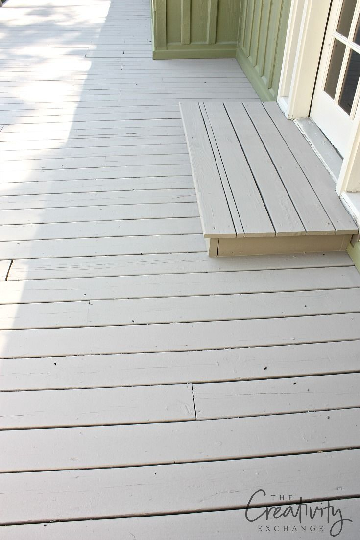 Best Paints To Use On Decks And Exterior Wood Features Decking inside size 735 X 1103