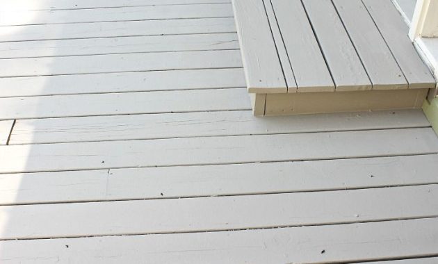 Best Paints To Use On Decks And Exterior Wood Features Decking intended for size 735 X 1103