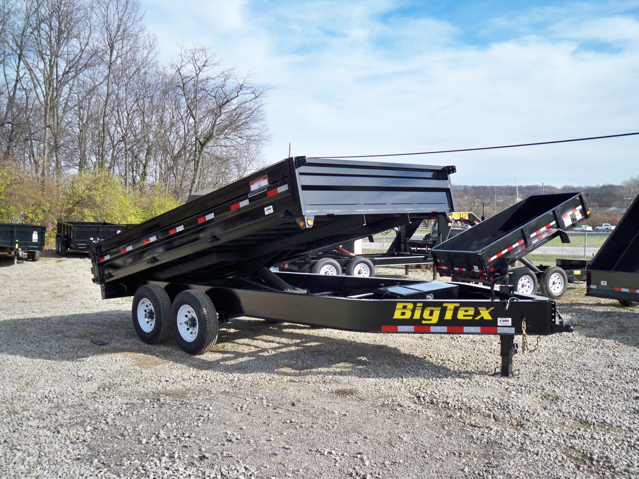 Big Tex 14od 14 7 Ton Deckover Dump Trailer with regard to size 1250 X 937