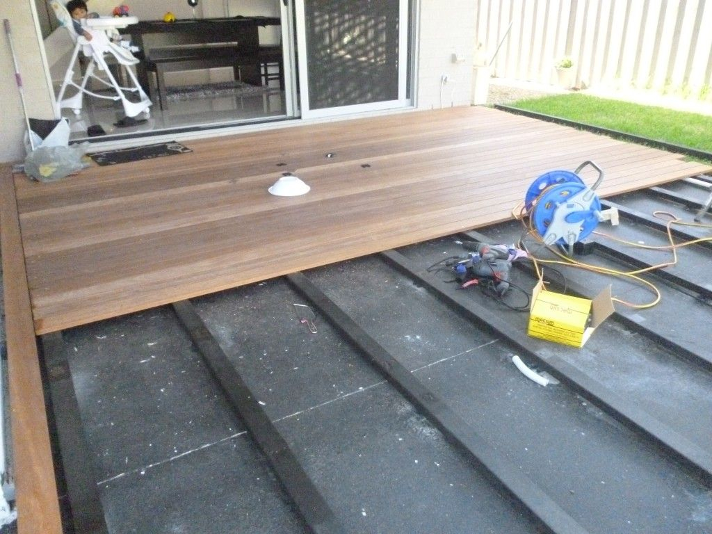 Composite Decking Over Concrete Porch • Decks Ideas