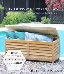 Build A Diy Outdoor Storage Box Build Basic within proportions 950 X 1100