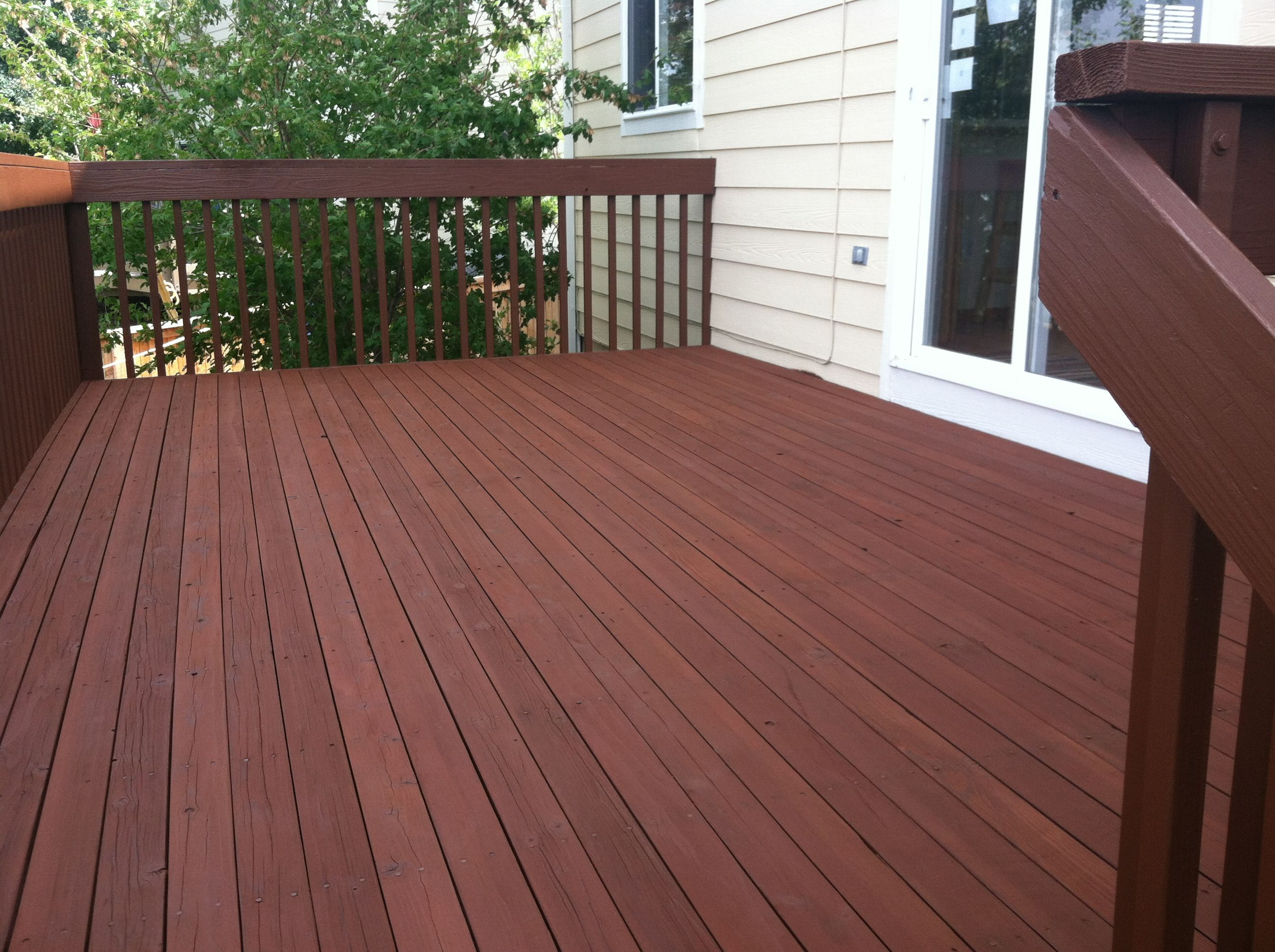 Cabot Deck Stain In Semi Solid Oak Brown Best Deck Stains with regard to sizing 2592 X 1936