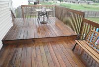 Cabot Semi Transparent Redwood Stain On An Existing Treated Deck intended for sizing 3968 X 2976