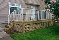 Calgary Fence Deck Inc Treated Deck W Enclosed Lattice Skirting pertaining to proportions 1200 X 900