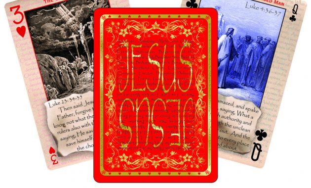 Cards Newts Life Of Jesus Deck Bible Playing Cards Is Only in size 1226 X 1000