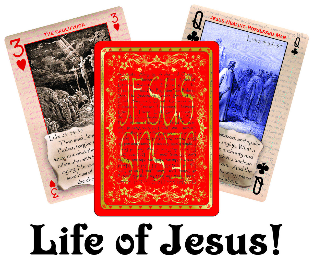 Cards Newts Life Of Jesus Deck Bible Playing Cards Is Only in size 1226 X 1000