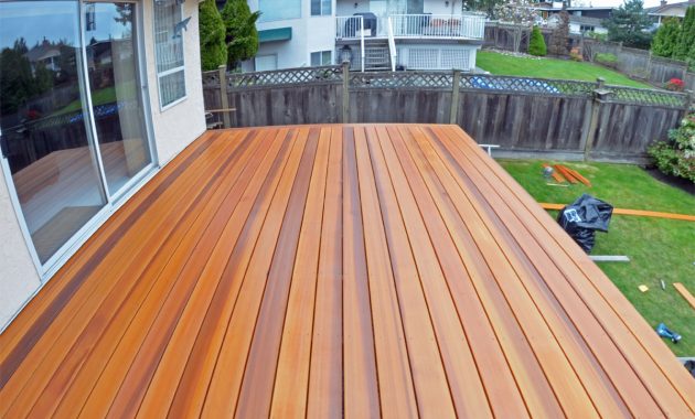 Cedar Decking Wood Decks Coquitlam for size 1200 X 795