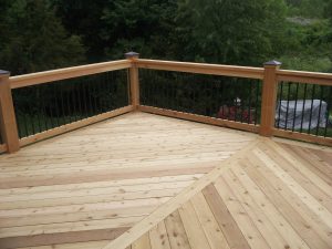 Chesterfield Fence Deck Company Cedar Decking intended for size 4000 X 3000