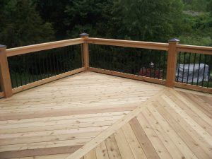 Chesterfield Fence Deck Company Cedar Decking within proportions 4000 X 3000