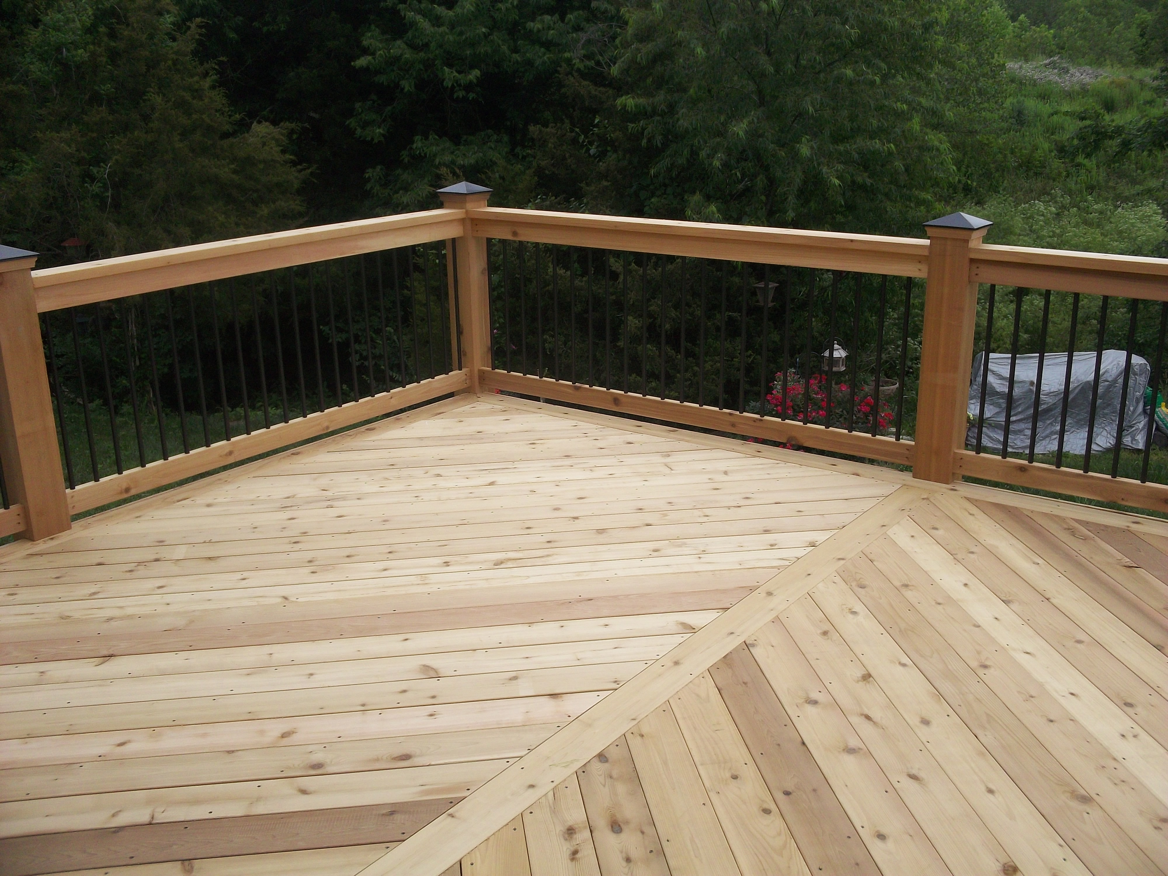 Cedar Deck Railing Pics • Decks Ideas