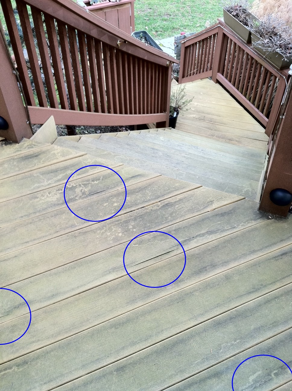 Composite Decking And Railings Clean Stain Seal Paint Problems for dimensions 968 X 1296