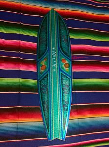Custom Painted Longboard Deck I Just Finished Fishtail Longboard within dimensions 986 X 1334