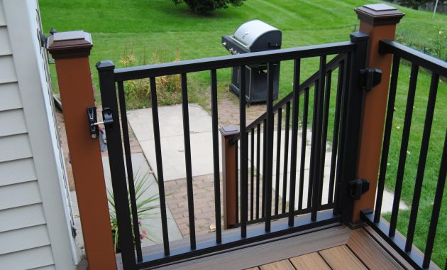 Deck Gate Artisan Deck Design Projects The Addition Of A Gate pertaining to dimensions 3872 X 2592