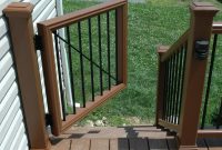 Deck Gate Gate For Deck Stairs Deck Stairs Gate Deck Design And for measurements 2362 X 1686