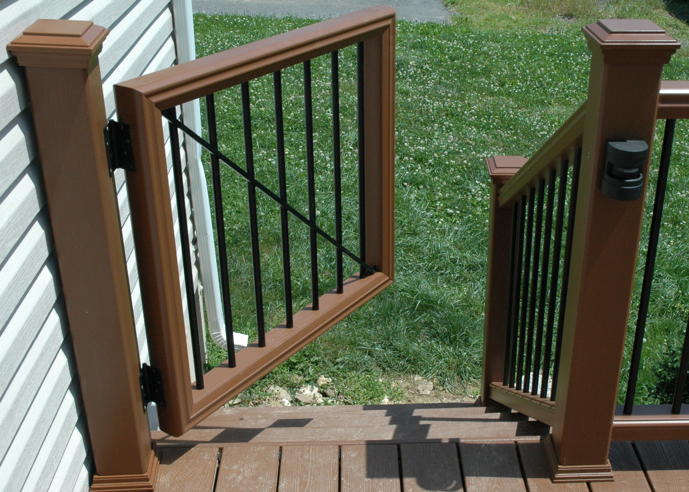 Deck Gate Gate For Deck Stairs Deck Stairs Gate Deck Design And with regard to sizing 2362 X 1686