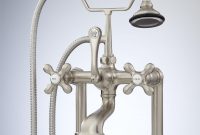 Deck Mount Telephone Faucet With Cross Handles And Deck Couplers in measurements 1500 X 1500