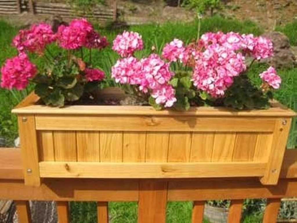 Deck Railing Planter Box Plans • Decks Ideas