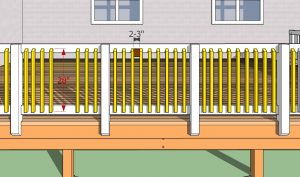 Deck Railing Pickets Spacing Decks Ideas with regard to proportions 1280 X 756