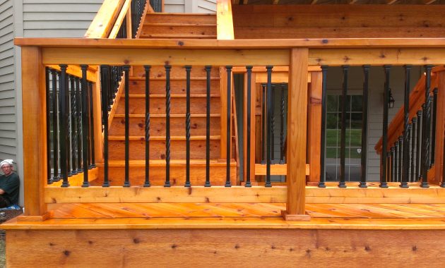 Deck Railings Deck Railing Systems Wood Composite Metal throughout sizing 3264 X 1840
