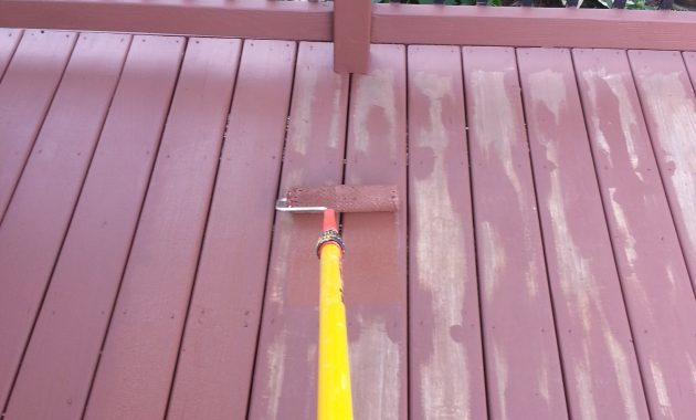 Deck Staining Small Change In My Deck intended for measurements 2448 X 3264
